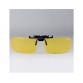 208 Plastic Lens Frameless Clip On Reading Glasses (Transparent Yellow) M.HP898Y