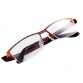 ANSTON P9035 Unisex Stylish Half-rim Glasses (Brown) M.HP5151X
