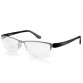 ANSTON P9035 Unisex Stylish Half-rim Glasses (Silver) M.HP5150S