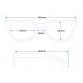 ANSTON P9080 Unisex Stylish Full-rim Glasses (Dark Blue) M.HP5147L