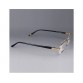 2065 +3.50 Nickel Silver Frame Glass Lens Presbyopic Glasses with Leather Case M.HP935Y