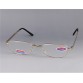 +2.50 Foldable Cupronickel Frame Glass Lens Presbyopic Glasses (Silver) M.HPF78S