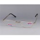 +3.50 Foldable Cupronickel Frame Glass Lens Presbyopic Glasses (Silver) M.HPF80S