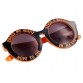 1071-C114 Women s Plastic Frame Resin Lens Stylish UV Protection Sunglasses (Orange) M.HP4446O