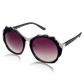 Kadishu 33201-C1 Women s Stylish Plastic Sunglasses (Black) M.HP4587B
