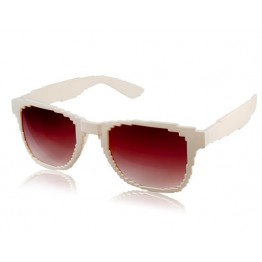 Kadishu 8233 Women's Stylish Plastic Sunglasses (White) M.