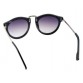 Women's Black PC Frame & Gradual Gray PC Lens Glasses Sunglasses with UV 400 Protection (Black) M.