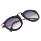 Women s Black PC Frame & Gradual Gray PC Lens Glasses Sunglasses with UV 400 Protection (Black) M.HP2675B